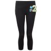 Women's TriDri® recycled performance leggings 3/4 length Thumbnail